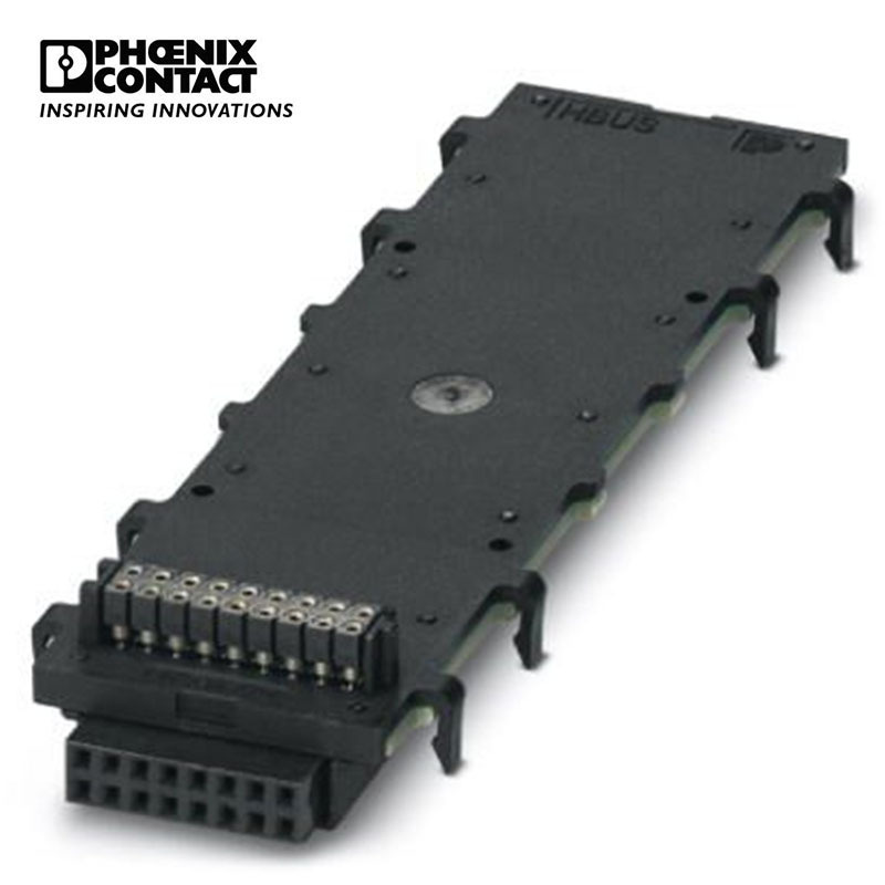 菲尼克斯16位深黑色DIN导轨总线 - HBUS 107,6-16P-1S BK-2896306
