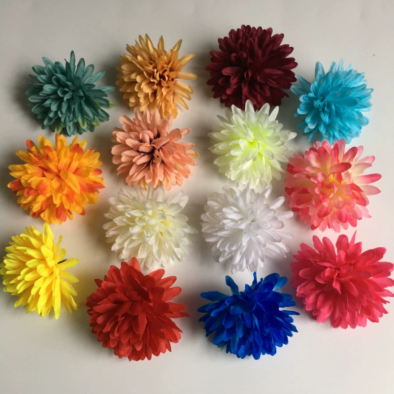 Моделирование мяч Хризантема Шелковый цветок коготь дракона Хризантема обувь шляпа декоративный цветочный венок материал сцена декоративные цветы