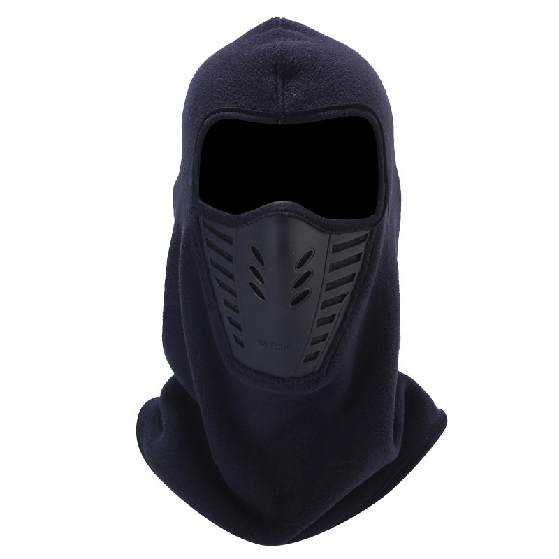 Polarfleece Pullover Herbst Winter Outdoor Maske Reitmütze Gesichtsschutz Kälteschutz und warme Mütze_voghion.com