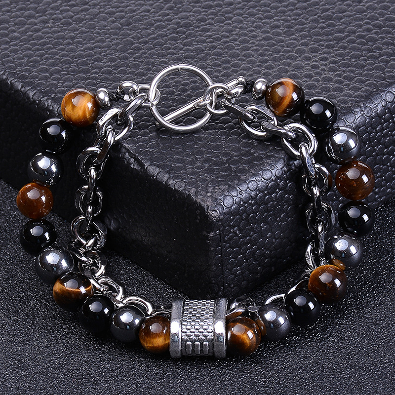 Moda Geométrico Piedra Natural Hecho A Mano Pulsera 1 Pieza display picture 20