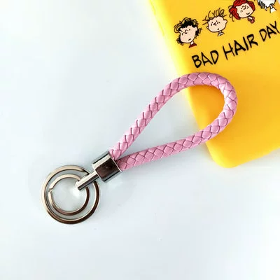 Woven keychain, polyurethane bag, pendant
