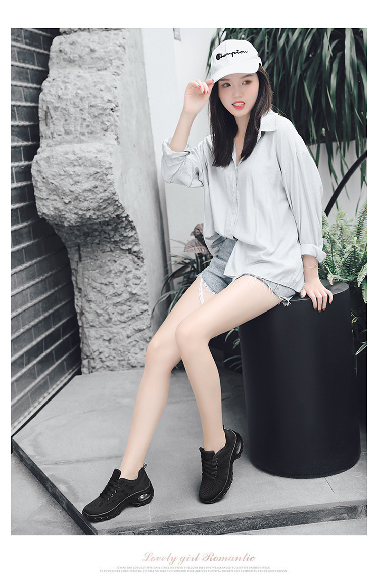 Woman Running Shoes Tennis Shoes Walking Shoes Sneakers Rubber Sole Slip Resistant Sneakers Footgear_voghion.com