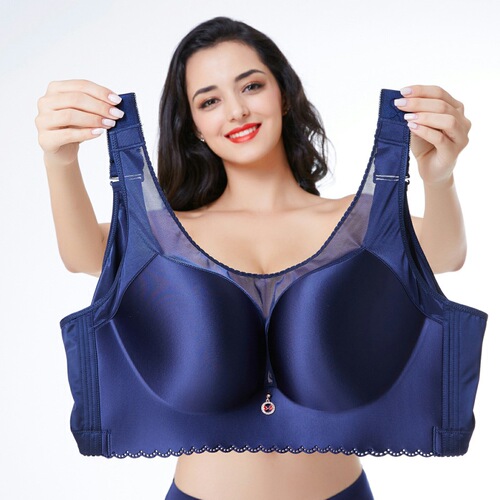 Seamless tube top with extra fat and enlarged cup ultra-thin large size bra tube top style anti-sagging bra wholesale