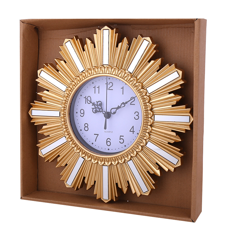 Reloj de pared simple de estilo europeo de moda moderna sala de estar simple Nórdico creativo Hogar personalizado reloj al por mayor