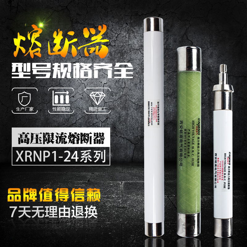 铭高电气高压高分段能力限流熔断器XRNP1-24KV0.5A-1A-2A厂家直销