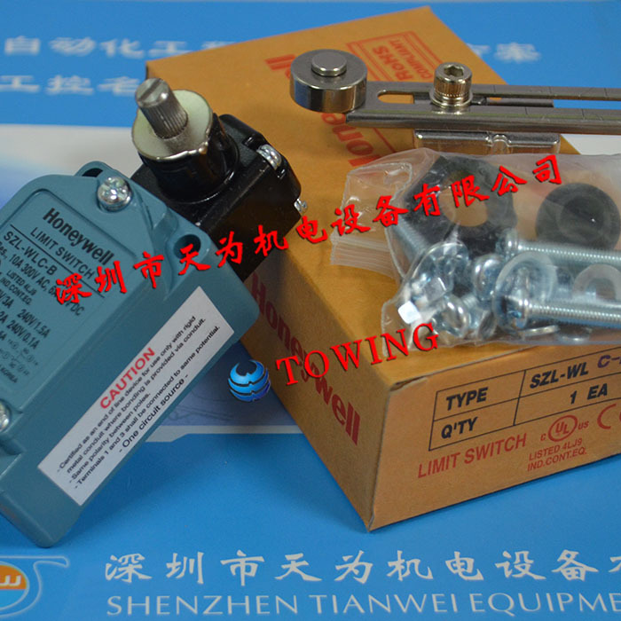 【实物拍摄】HONEYWELL美国霍尼韦尔SZL-WL-B-C01CH行程开关