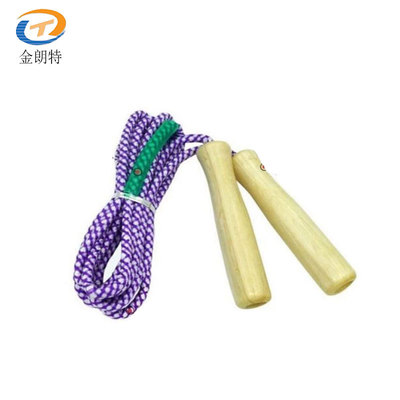 Wholesale 3 Group Braided rope Skipping rope 7 Mido skipping rope children student adult Bodybuilding Wooden handle Rope