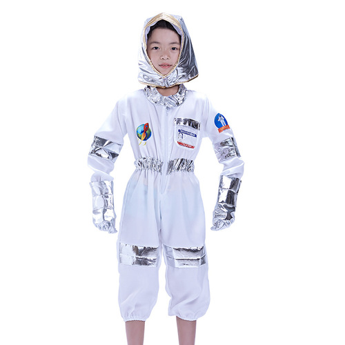 Astronaut costume Halloween children's space pilot cosplay space suit stage professional performance costume