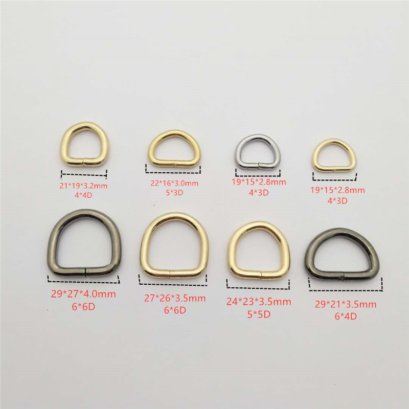 Wholesale custom diy Woven materials Hardware Same item Semicircle 5*5 D deduction wholesale