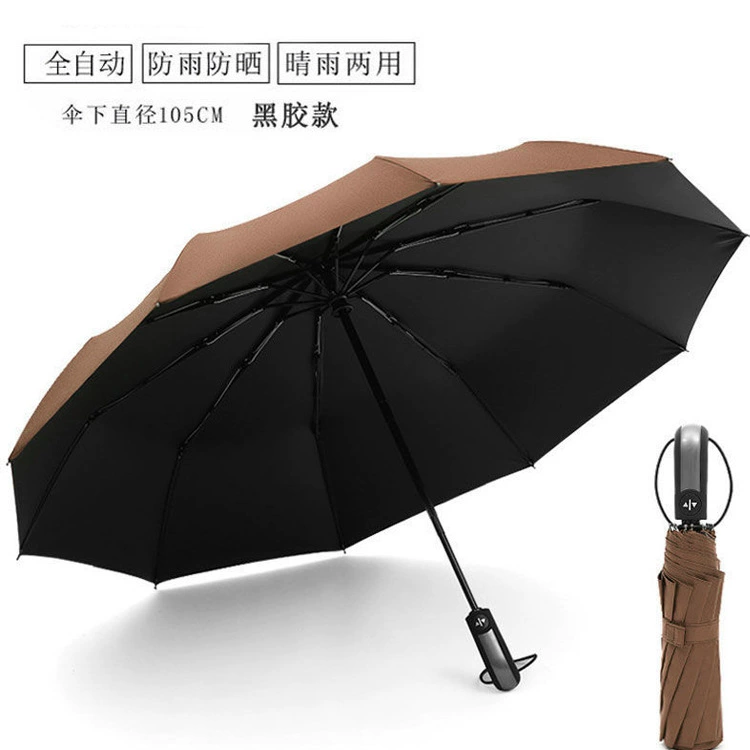 Automatic Solar Umbrella, UV Sun Protection, Fully Automatic Foldable, 8 or 10 Ribs