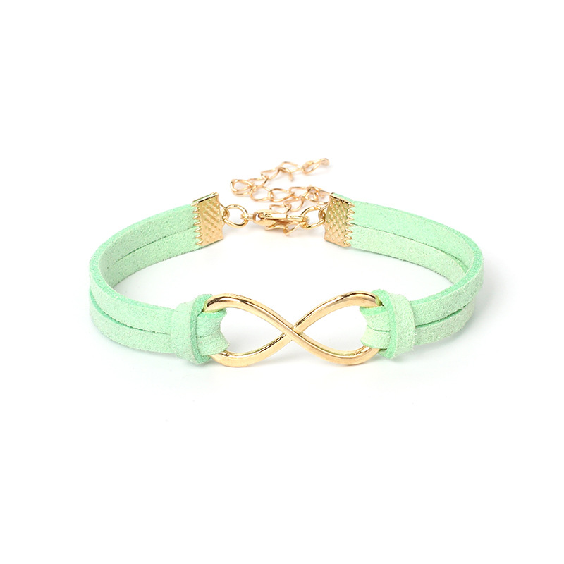 4g Weight No Inlaid Inlay Material Bracelets Classification Anniversary, Business, Travel Occasion Letter Pattern Women'S Gender Plating Design Simple Style Style Light Green, Grey, Rose Red, White, Beige, Red, Green, Blue, Black Color Fashion Braided Velvet Adjustable Bracelet 7