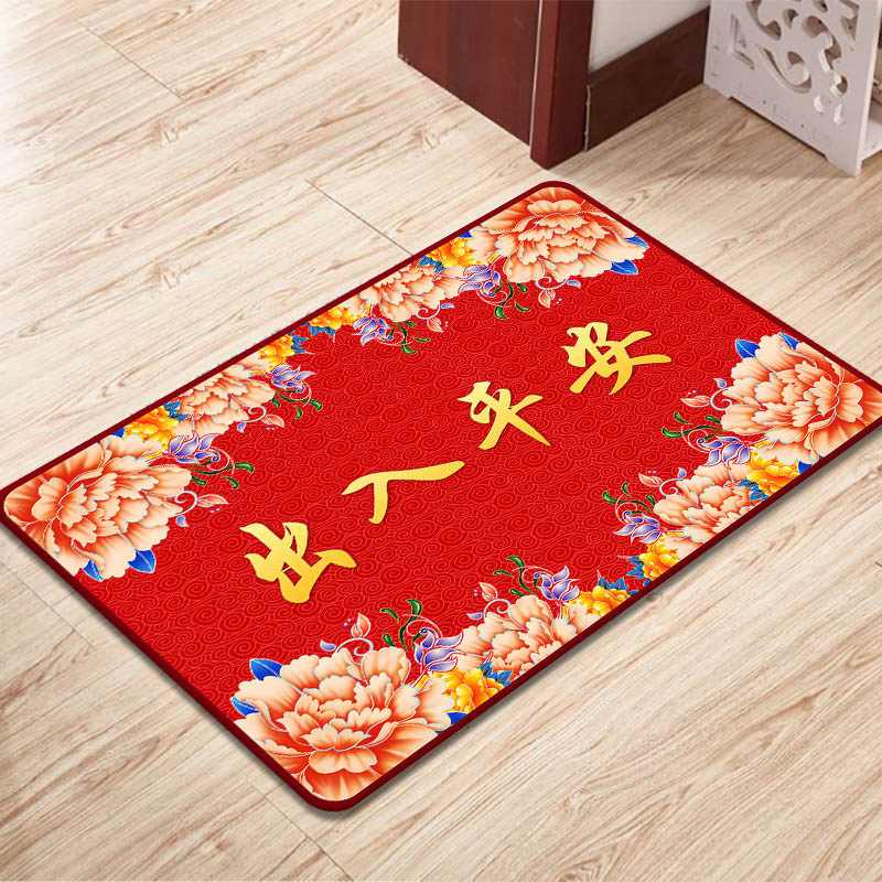 出入平安门垫进门地垫入户门脚垫家用门口防滑垫吸水垫子门厅地毯-阿里巴巴