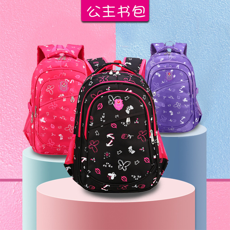 brand Children's bags primary school girl Bag leisure time fashion Children's backpack 1-3-6 grade LOGO customized