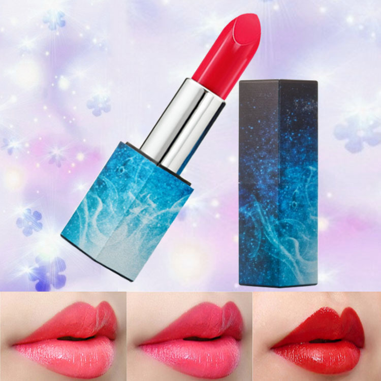 千竹丽颜璀璨星空魅惑口红 滋润裸色唇膏持久保湿显色星空口红|ru