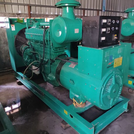 8成新康明斯250千瓦二柴油发电机组 工厂酒店备用250kw二手发电机