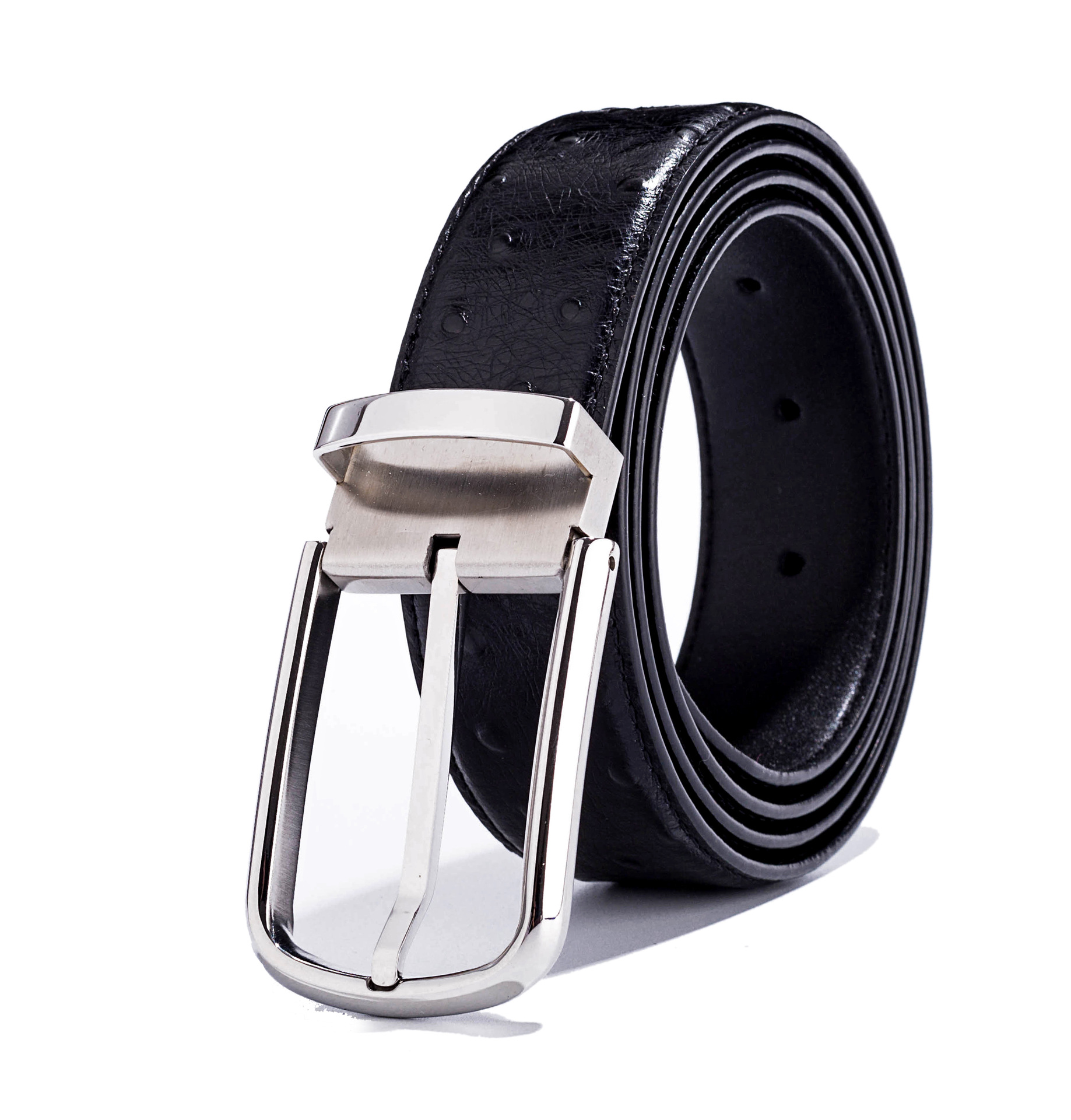 Elite quality import double-sided leather belt