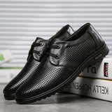 Мужские сандалии, мягкая дышащая повседневная обувь для кожаной обуви, кожаные летние туфли, из натуральной кожи, воловья кожа