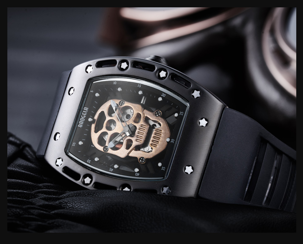 Fashion Skull Buckle Quartz Men's Watches display picture 2