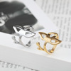 Retro cute ring, golden silver accessory, Japanese and Korean