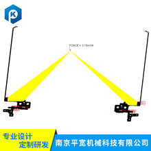 电脑铰链架CAE分析 铰链架强度分析 多种CAE分析可咨询