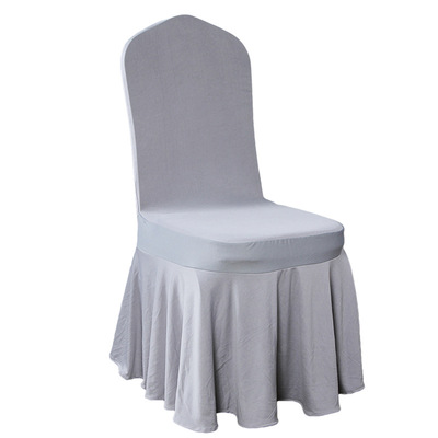 柯橋廠家直供   太陽裙擺彈力椅套 婚慶宴會酒店貴賓椅子套