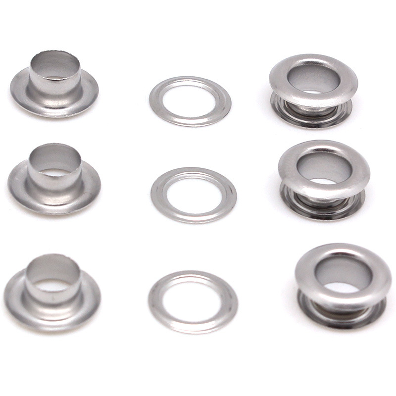 不锈钢空心气眼 义乌厂家直销高脚鞋帽手袋金属抛光气眼