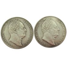厂价直销英国1克朗1831,1834年号外国复制纪念币#80-81