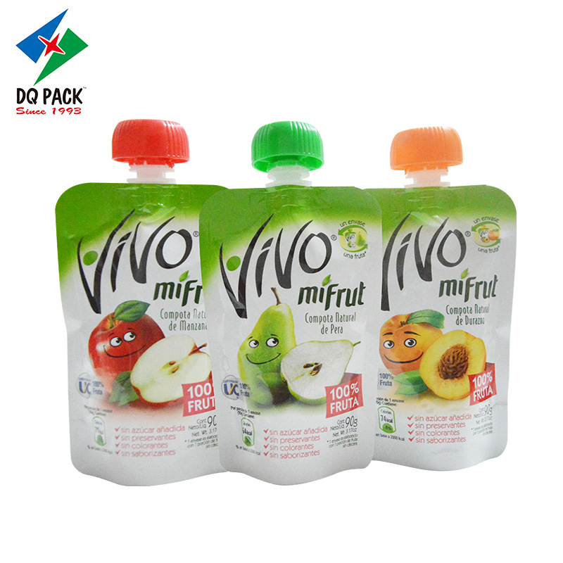 塑料自立吸嘴袋 果汁饮料食品塑料液体包装袋便携包装密封袋制定