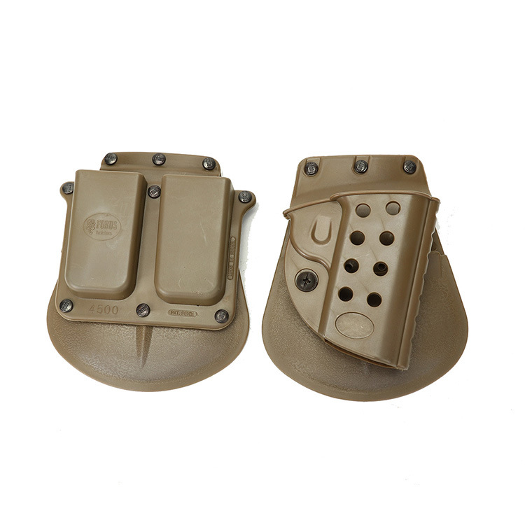 (2개) 야외 전술 빠른 풀 홀더 M92 | G17 | 1911 | P226 | WP99 CS 장비 허리 소매 조합 카폰 소매
