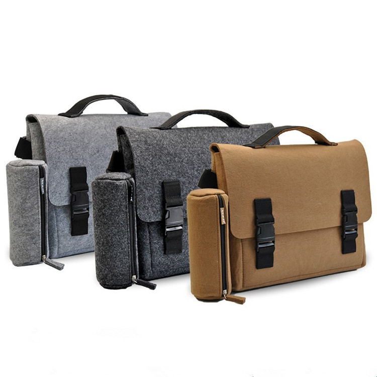 毛毡笔记本电脑包11寸13寸毛毡手提单肩包 男女通用电脑包