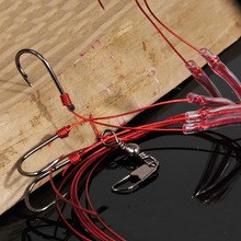 傲湖防缠绕钢丝串钩伊势尼钩型 高碳钢海钓串钩垂钓用品不易生锈