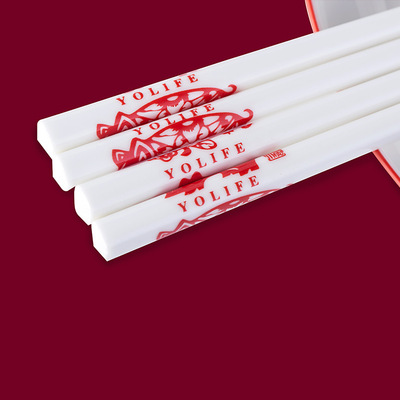 originality gift Dishes 24cm ceramics chopsticks suit disinfect Tableware household Japanese chopsticks