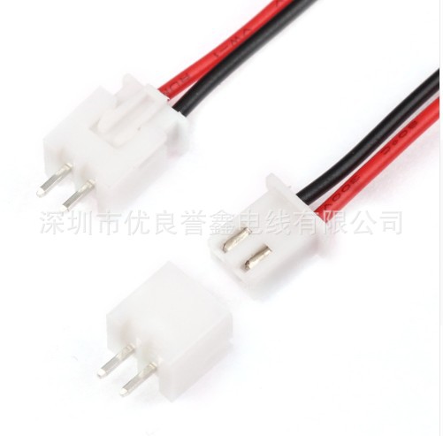 SM公母端子线XH 2.54mm间距端子线2P3p4pLED移动电源线材加工