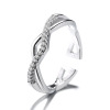 Fashionable brand adjustable wavy ring, internet celebrity, Korean style, on index finger