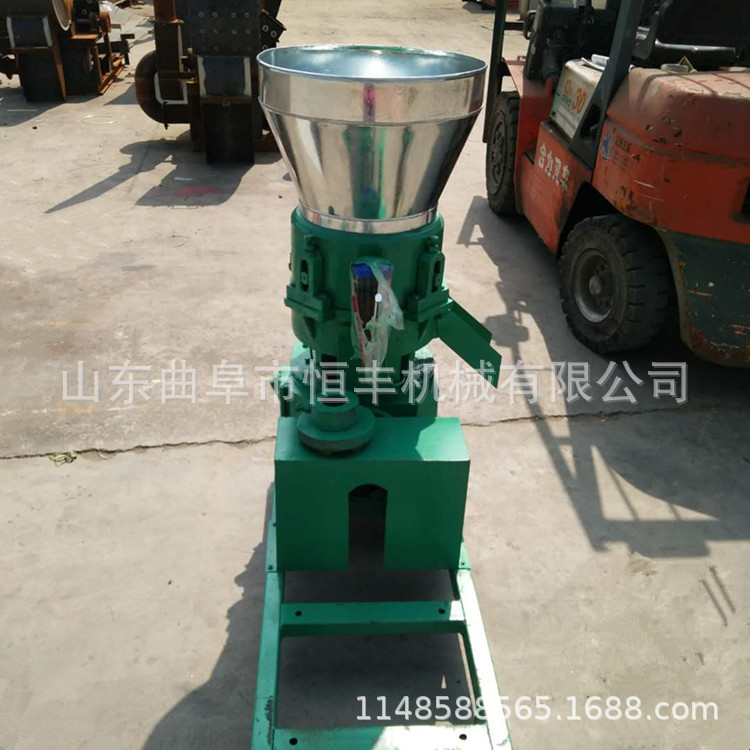 供应全套颗粒机组合 兔子鸡鸭饲料颗粒机 平模造粒机