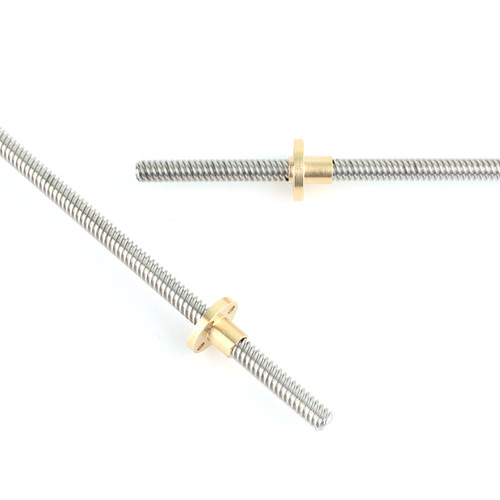 T-Screw Lead 8mm 3D Printer Accessory: T8 Stepper Motor, Screw Nut, Trapezoidal Screw Rod, Stainless Steel