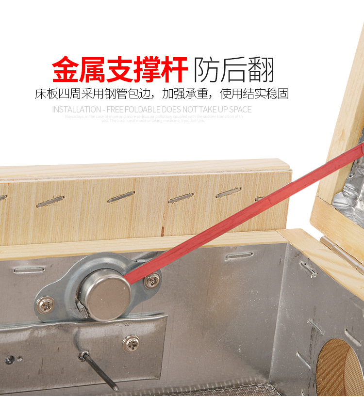 Multi-Position Wooden Moxibustion Box Portable Ai Jiu 艾灸 Moxa Burner for Waist and Abdomen with Smoke Control Options preparation