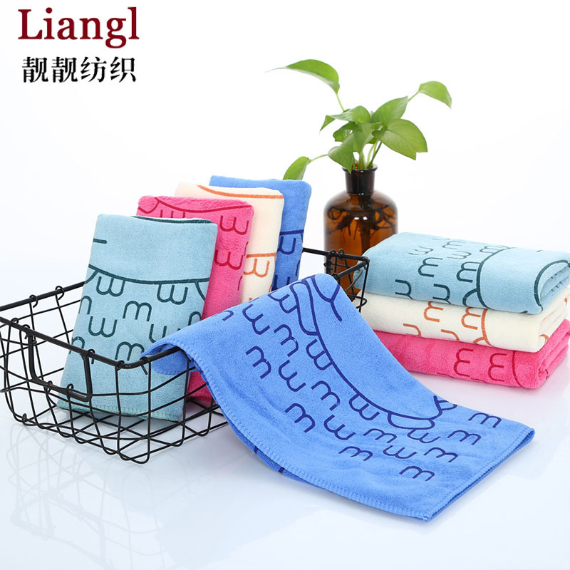 towel Superfine fibre Gift advertisement towel customized logo household towel wholesale On behalf of Commodity