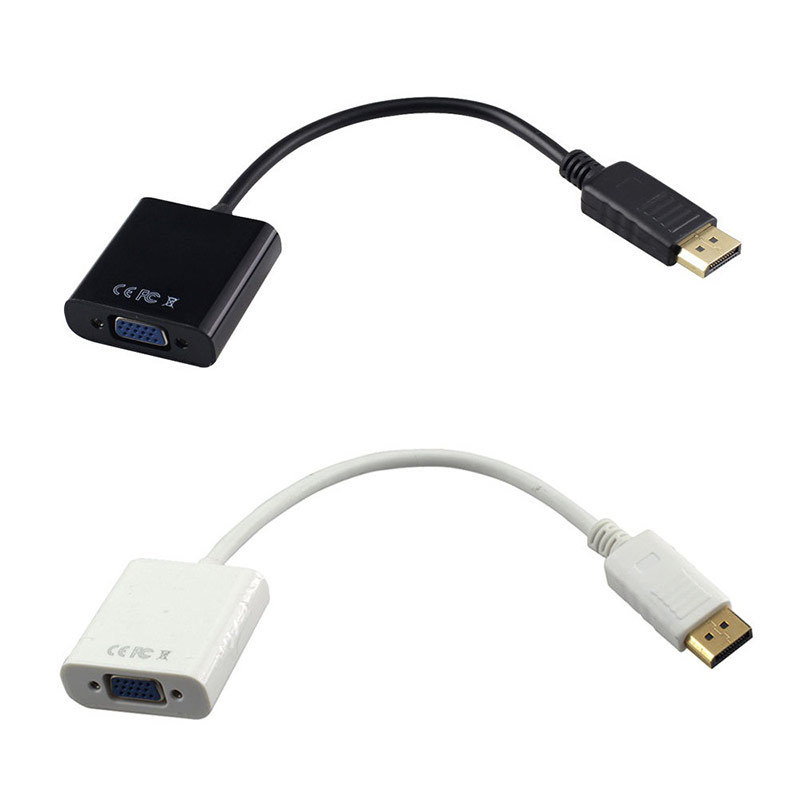 Large dp to VGA adapter cable Displayport Pingguo computer notebook with projector video cable conversion cable