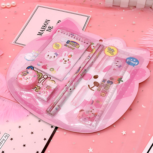 Creative stationery set gifts for primary school students gift box children's school supplies stationery set spree