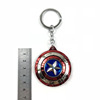 The Avengers, keychain, rotating badge, Marvel, Captain America