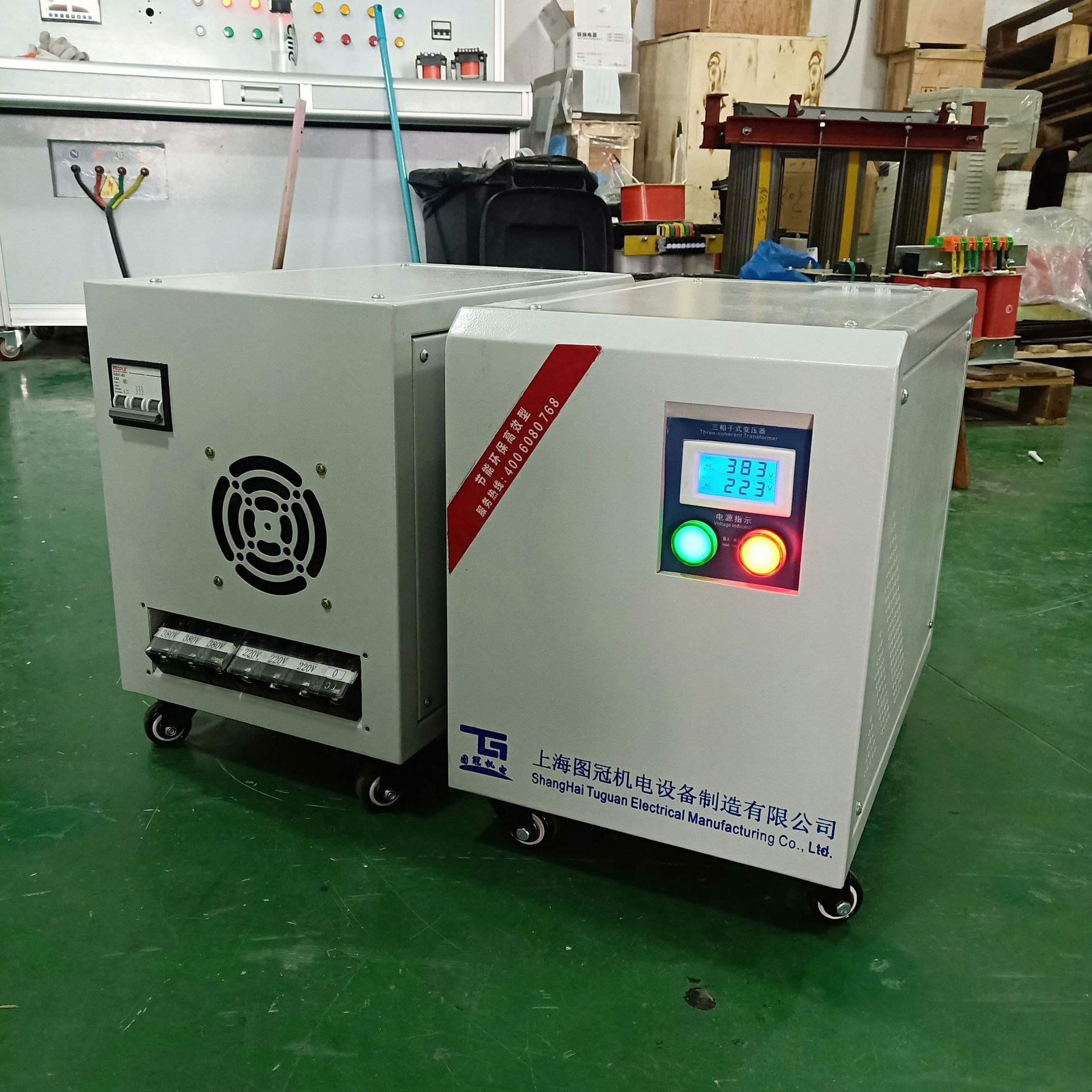 圖冠直銷三相幹式變壓器SG-10KW440415V變380V轉220V208VSG-10KVA