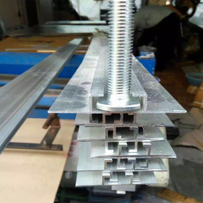 交通标志牌用铝槽 铝滑道 铝滑轨 滑动槽铝 滑动铝合金背槽滑轨滑|ms