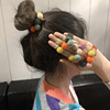 Hair rope, cute ball head, hair accessory, Korean style, internet celebrity, simple and elegant design