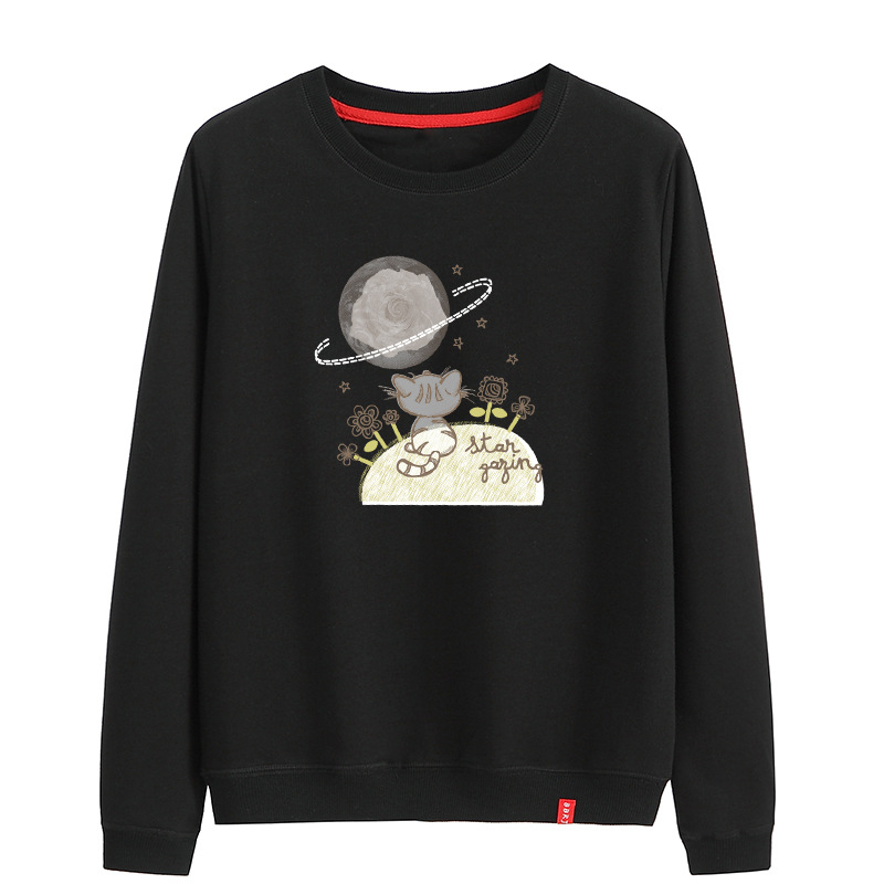 2020秋季厂家直销新款休闲女装春长袖圆领学生甜美印花卫衣女N81|ru