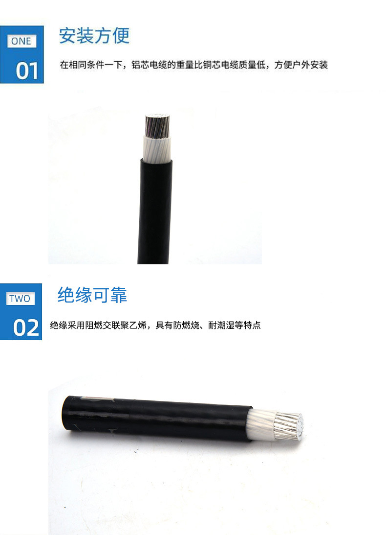 铝合金电缆单芯1