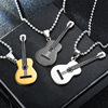 Music guitar, pendant for beloved, fashionable necklace, European style, Birthday gift, factory direct supply