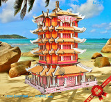 Конструктор, деревянная игрушка, фигурка, 3D, DIY