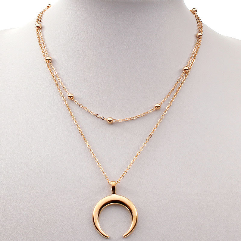 Fashion Geometric Alloy Plating Necklace display picture 5