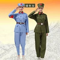 Детская форма „Маленький красный солдат“, сценный костюм, Эйт Роут Арми (Восьмой маршрутной армии) — форма периода Антияпонской войны, костюм для хора, фотосессий и летнего лагеря